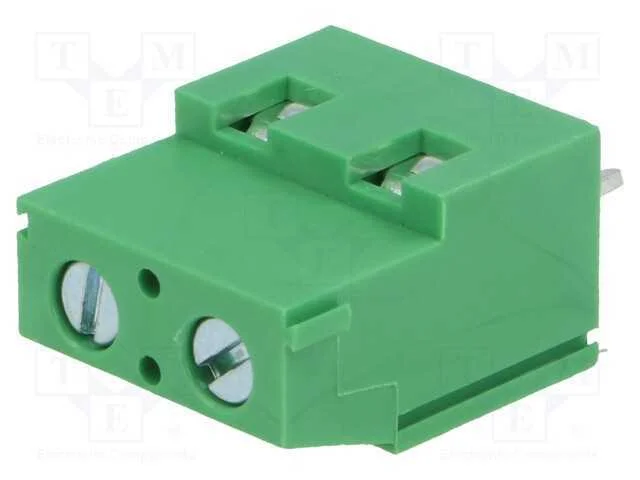 PCB bloco terminal, angulares 90, 7,5mm, faixas: .