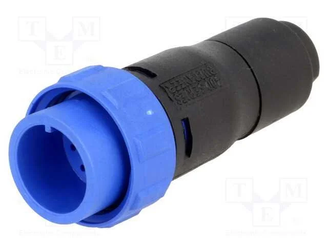 Conector: redondos, ficha, macho, PIN: 12, sem co.