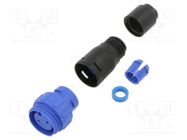Conector: redondos, ficha, macho, PIN: 2, sem con.