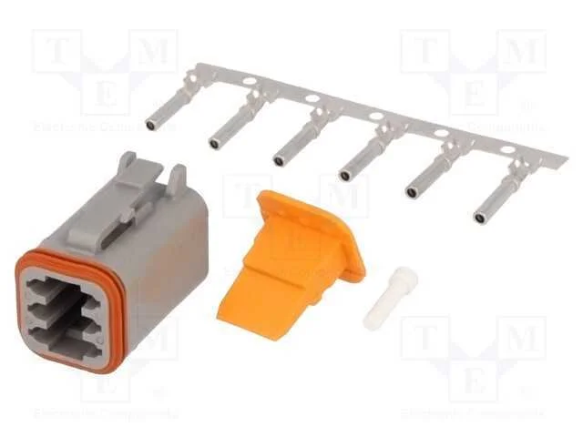 Conector: Fio-Fio, Dt, Fêmea, Ficha, com Cabo, Pin: 6, Cerrar, Ip68