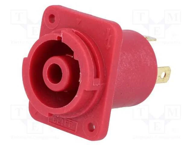 Conector: redondos, conectores 4,8mm,solda, CLIFF.