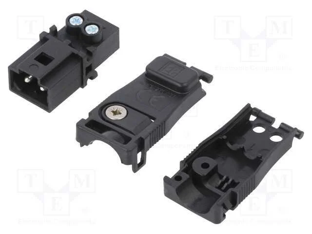 Conector: de alimentação, terminal parafusado, ma.