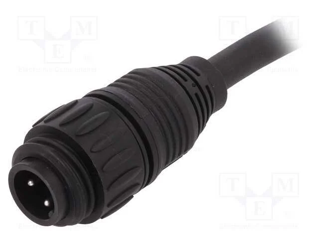 Conector: redondos, ficha, PIN: 4, macho, fios, E.