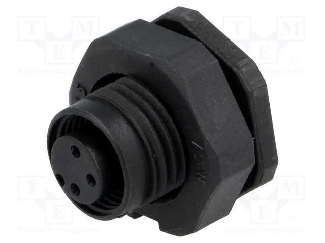 Tomada, M12, Pin: 3, Fêmea, Código A-Devicenet / Canopen, Tht, Ip68