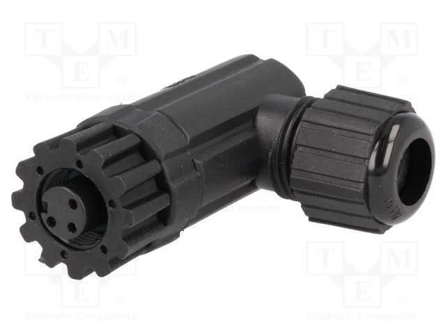 Ficha, M12, Pin: 4, Fêmea, Código A-Devicenet / Canopen, com Cabo