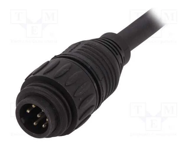Conector: redondos, ficha, PIN: 7, macho, fios, E.