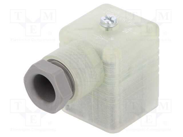 Conector: de Válvulas, Ficha, Formato A, 18mm, Fêmea, Pin: 3, 1,5mm2