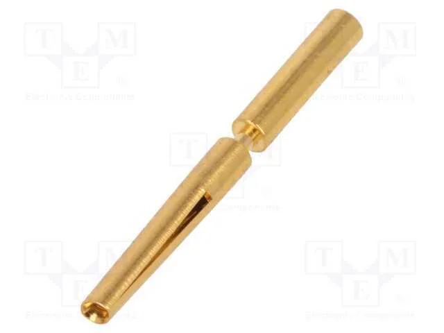 Contacto, Fêmea, Dourado, 0,08÷0,22mm2, Cerrar, com Cabo