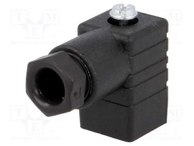 Conector: de Válvulas, Ficha, Formato C, 8mm, Fêmea, Pin: 3, 0,75mm2