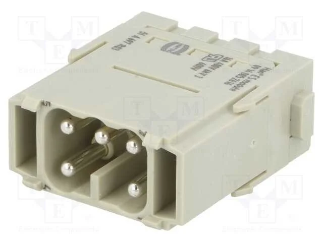 Conector: retangulares, módulo, macho, Han Modula.