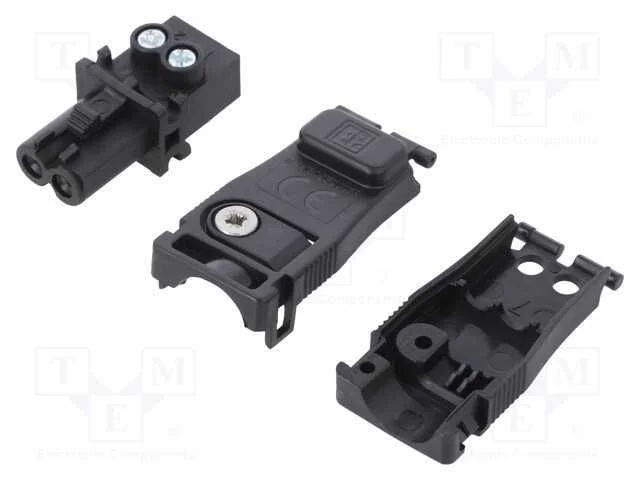 Conector: de alimentação, terminal parafusado, fê.