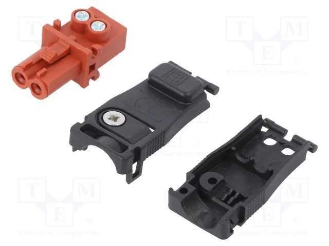Conector: de alimentação, terminal parafusado, fê.