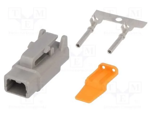 Conector: Fio-Fio, Dtm, Fêmea, Ficha, com Cabo, Pin: 2, Cerrar, Ip68