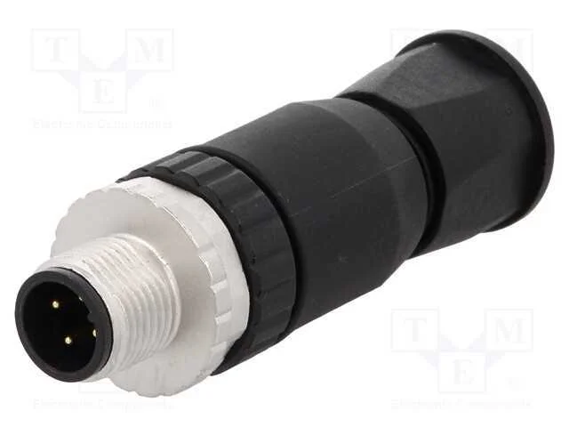 Ficha, M12, Pin: 4, Macho, Código A-Devicenet / Canopen, com Cabo