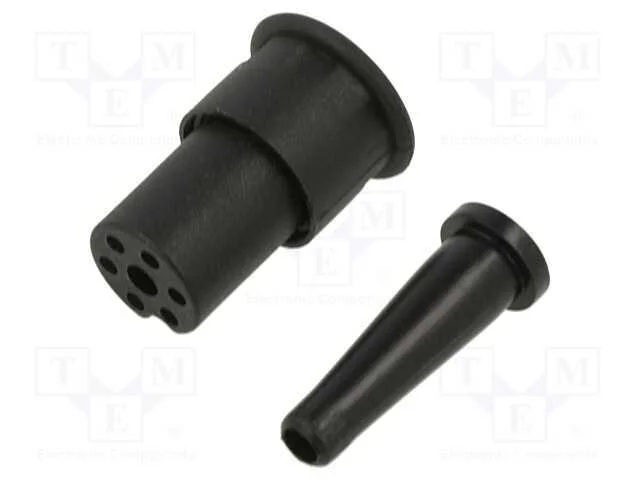 Conector: redondos, ficha, fêmea, PIN: 6, com cab.