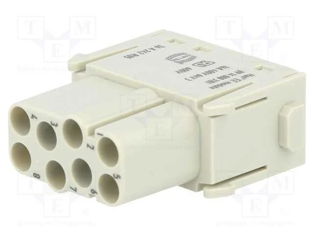 Conector: retangulares, módulo, fêmea, Han Modula.