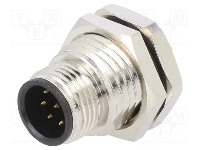 Tomada, M12, Pin: 8, Macho, Código A-Devicenet / Canopen, Tht, Ipx7