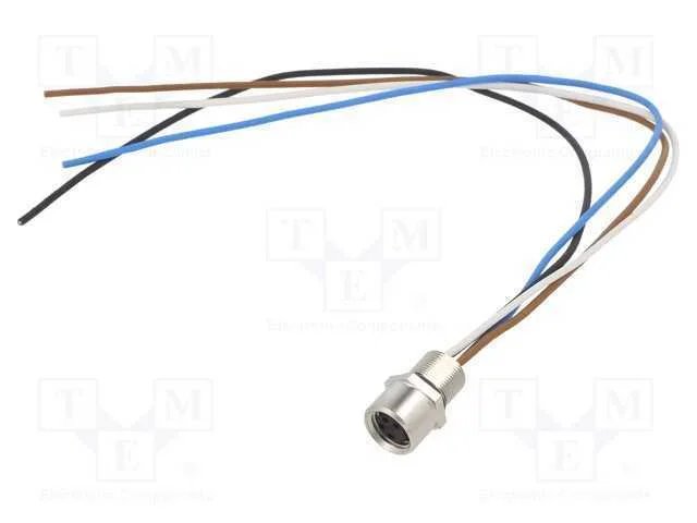 Conector M8 tomada PIN 4 femea industriais.