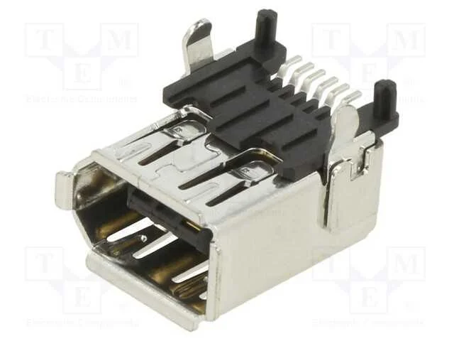 2.0 I/O Flat SMT Wafer Assy W/Kink 6Ckt