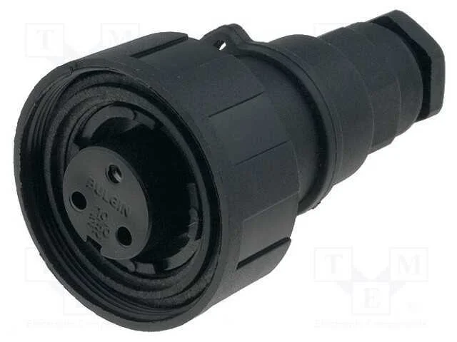 Conector: redondos, ficha, f&ecirc;mea, PIN: 3, rosca i.