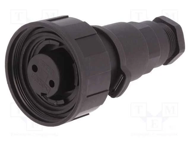 Conector: redondos, ficha, f&ecirc;mea, PIN: 2, rosca i.
