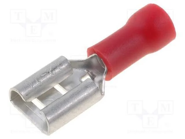 Conetor: plano, 6,3mm, 0,8mm, macho, 0,5÷1mm2, ce.
