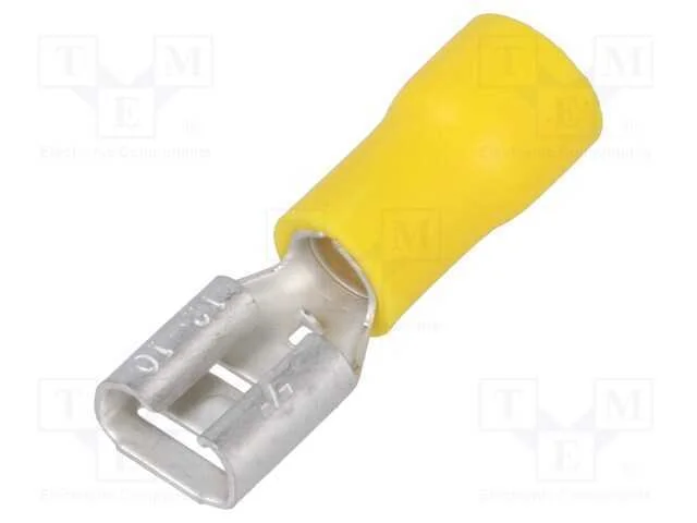 Conetor: plano, 6,3mm, 0,8mm, macho, 4÷6mm2, cerr.