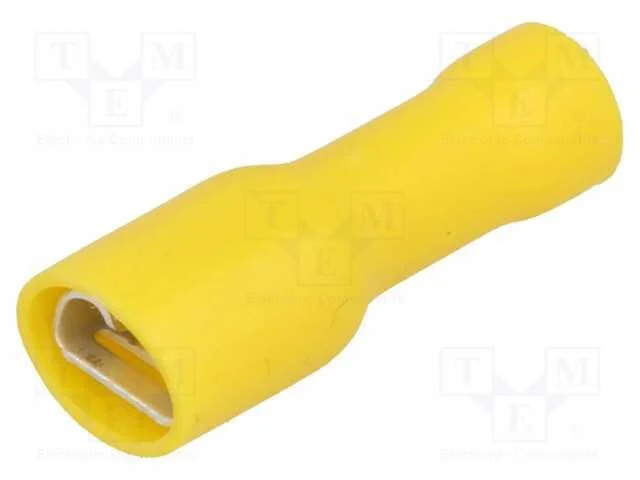 Conetor: Plano, 6,3mm, 0,8mm, Macho, 4&divide;6mm2, Cerrar, com Cabo