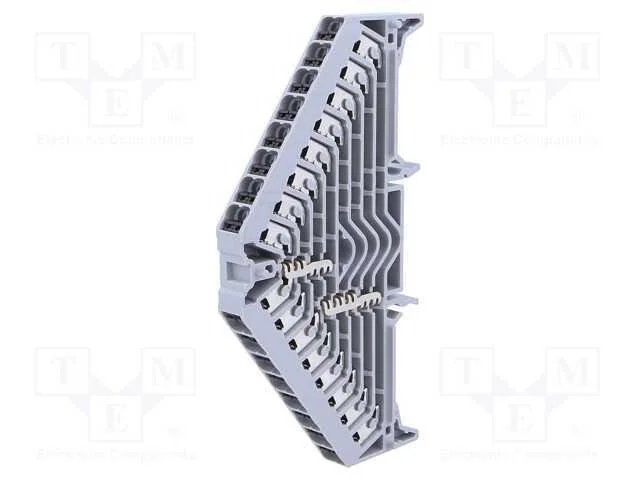 Conector: de carril, 1,5mm2, faixas: 1, braçadeir.