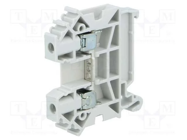Conector: de carril, 0,5÷6mm2, faixas: 1, braçade.
