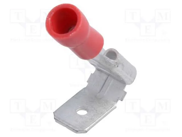 Conetor: plano, 6,3mm, 0,8mm, fêmea/macho, 0,5÷1,.