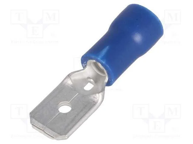 Conetor: plano, 6,3mm, 0,8mm, fêmea, 1,5÷2,5mm2, .