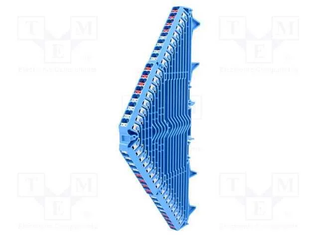 Conector: de carril, 1,5mm2, faixas: 16, braçadei.