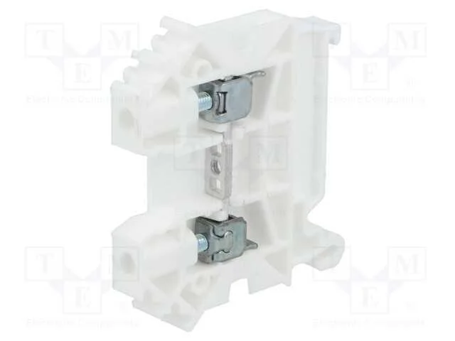 Conector: de Carril, 0,5÷6mm2, Faixas: 1, Braçadeiras: 2, Branca