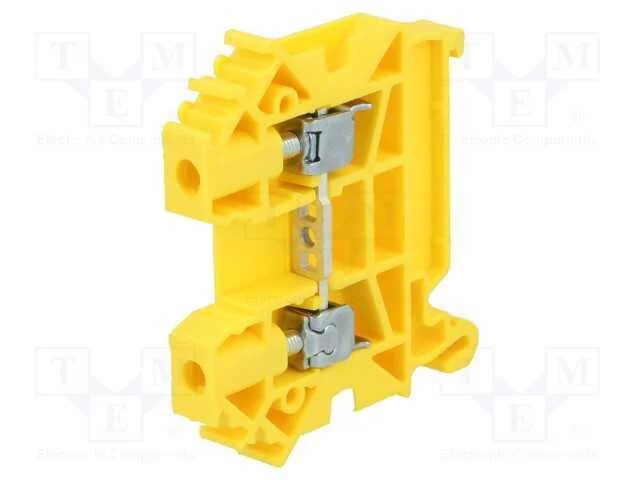 Conector: de carril, 0,5÷6mm2, faixas: 1, braçade.