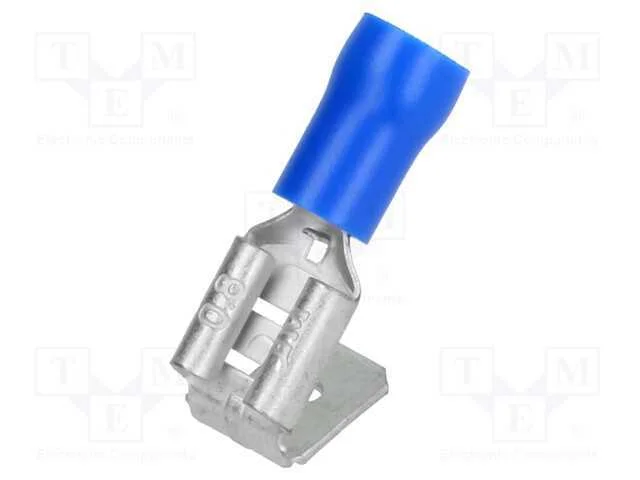 Conetor: plano, 6,3mm, 0,8mm, fêmea/macho, 1,5÷2,.