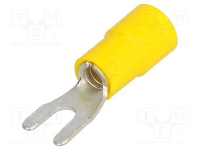 Terminal: terminal forquilha, M3,5, : 3,7mm, 4÷6m.
