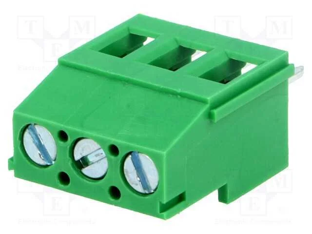 Pcb Bloco Terminal, Angulares 90, 5,08mm, Faixas: 3, para Pcb