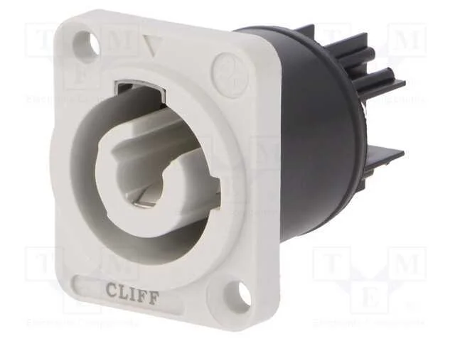 Conector: redondos, fêmea, CLIFFCON-P, 20A, 250VA.