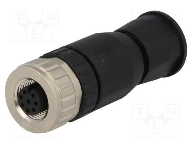 Ficha, M12, Pin: 8, Fêmea, Código A-Devicenet / Canopen, com Cabo