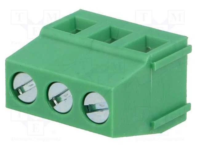 Pcb Bloco Terminal, Angulares 90, 5mm, Faixas: 3, para Pcb, 16a