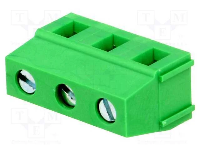 Pcb Bloco Terminal, Angulares 90, 7,5mm, Faixas: 3, para Pcb