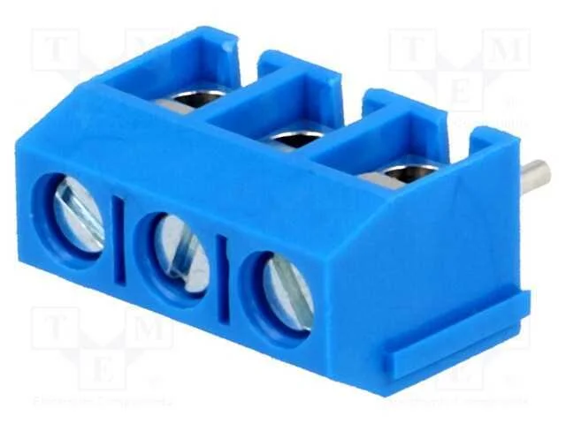 Pcb Bloco Terminal, Angulares 90, 5mm, Faixas: 3, para Pcb, 16a