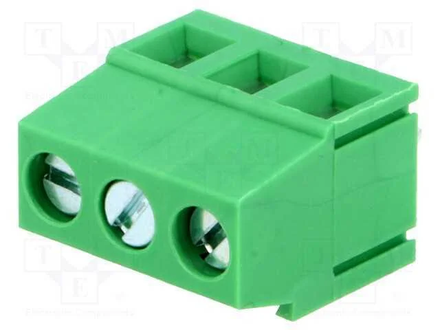 Pcb Bloco Terminal, Angulares 90, 5mm, Faixas: 3, para Pcb, 15a