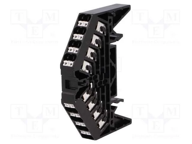 Conector: de carril, 1,5mm2, faixas: 4, braçadeir.