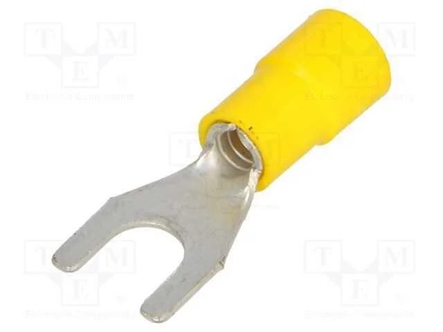 Terminal: terminal forquilha, M6, : 6,3mm, 4÷6mm2.