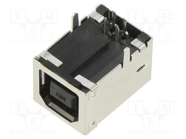 Conector: USB B, PIN: 4, THT, angulares 90, Cober.