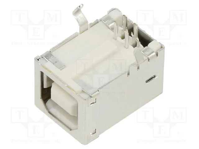 Conector: USB B, PIN: 4, THT, angulares 90, Cober.