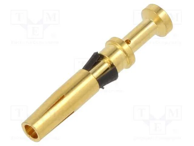 Contacto, fêmea, liga em cobre, dourado, 0,75÷1mm.