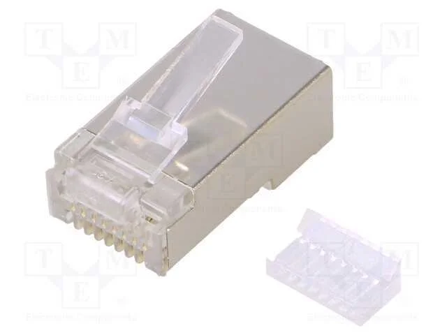 Ficha, RJ45, PIN: 8, Cat: 5e, blindadas, Sistema:.
